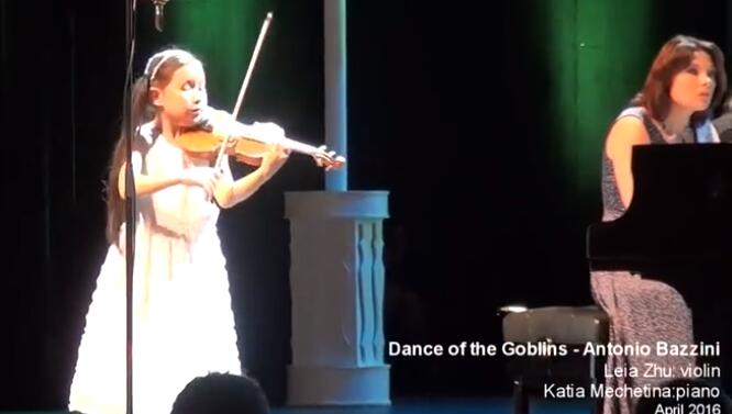 9岁女孩小提琴《小精灵之舞》