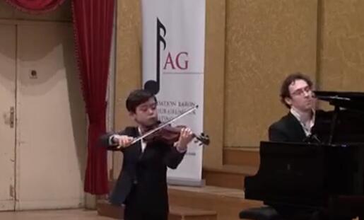 Kai Gergov（8岁）演奏克莱斯勒《前奏与快板》